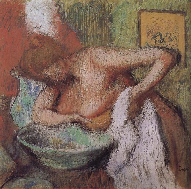 Lady in the bathroom, Edgar Degas